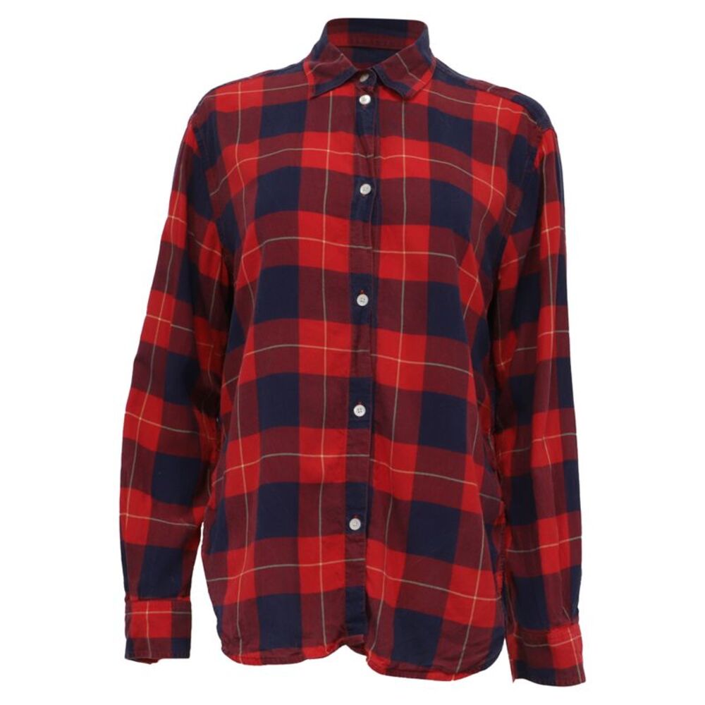 Totême Plaid Oversized Shirt in Multicolor Lyocell